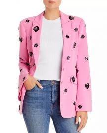 Cheyenne Crystal Flower Embellished Blazer by Cinq a Sept at Bloomingdales