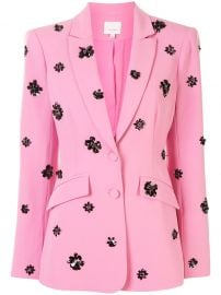 Cheyenne Crystal Flower Embellished Blazer by Cinq a Sept at Farfetch