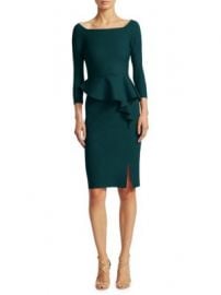 Chiara Boni La Petite Robe - Peplum Knee-Length Sheath Dress at Saks Fifth Avenue