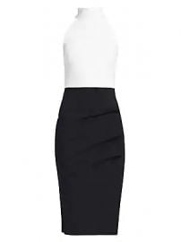 Chiara Boni La Petite Robe - Sabinka High-Neck Halter Dress at Saks Fifth Avenue