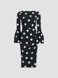 Chiara Boni La Petite Robe Addax Polka Dot Cocktail Dress | Saks Fifth Avenue at Saks Fifth Avenue