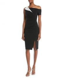 Chiara Boni La Petite Robe Affie Asymmetric One-Shoulder Dress at Neiman Marcus