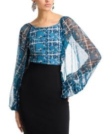 Chiara Boni La Petite Robe Basho Illusion Sleeve Top Bloomingdale39s at Bloomingdales