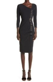 Chiara Boni La Petite Robe Cibeles Three Quarter Sleeve Sheath Dress at Nordstrom