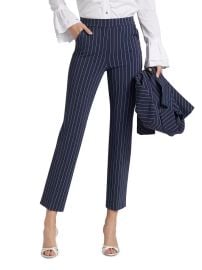 Chiara Boni La Petite Robe Nuccix Pinstriped Crop Pants at Saks Fifth Avenue