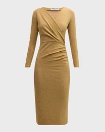 Chiara Boni La Petite Robe Ruched Bodycon Shimmer Dress at Neiman Marcus