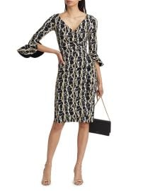 Chiara Boni La Petite Robe Triana Gathered Floral Dress in Chic Urban at Saks Fifth Avenue