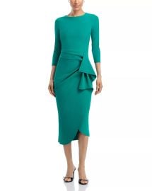 Chiara Boni La Petite Robe Wang 34 Sleeve Side Ruffle Dress Bloomingdale39s at Bloomingdales
