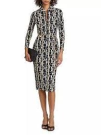 Chiara Boni La Petite Robe Zoelle Graphic Dress at Saks Fifth Avenue