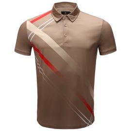 Chic Flex Khaki Polo Shirt For Sale BAROCCO at Barocco