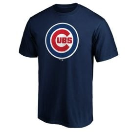 Chicago Cubs Official Team Logo T Shirt in Navy at Walmart