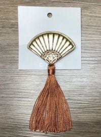 Chico s Reeva Metal bohemian Boho Inspired Fan at eBay