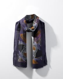 Chicos Floral Print Oblong Scarf at Chicos