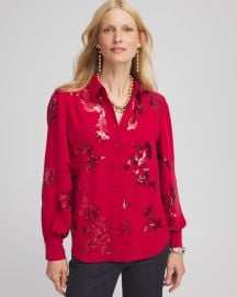 Chicos Sequin Embellished Shirt at Chicos