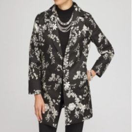 Chicox27s Jackets amp Coats Chicos Floral Jacquard Topper Poshmark at Poshmark