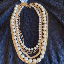 Chicox27s Jewelry New Chicos Five Strand Necklace Poshmark at Poshmark