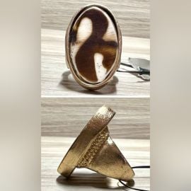 Chicox27s Jewelry Nwt Chicos Eman Gold Tone Fashion Ring Size 7 Poshmark at Poshmark