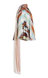 Chiffon-Cotton Halter Top By Atelier Prabal Gurung at Moda Operandi