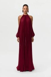 Chiffon Pleated Gown at Naked Wardrobe