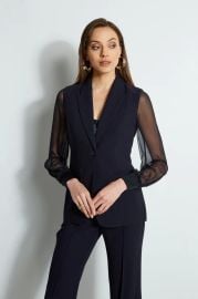 Chiffon Sleeve Blazer at Elie Tahari