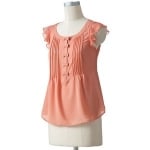 Chiffon bow blouse by LC Lauren Conrad at Kohls