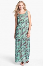 Chiffon maxi dress by Dee Elle at Nordstrom