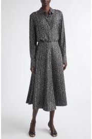 Chika Silk Twill Button-Up Shirt at Nordstrom