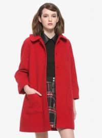 Chilling adventures of Sabrina Red Coat at Hot Topic