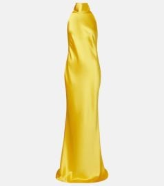Chilton satin gown at Mytheresa