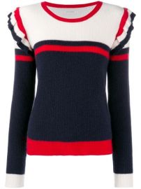 Chinti   Parker colour-block Frill Sweater - Farfetch at Farfetch