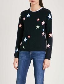 Chinti & Parker Star-intarsia cashmere jumper at Selfridges