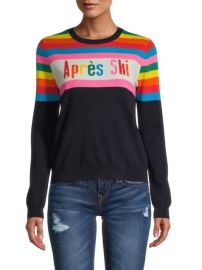 Chinti and Parker Apres Ski Striped Wool amp Cashmere Blend Sweater on SALE at Saks Off 5th