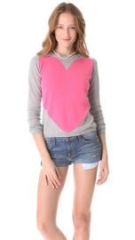 Chinti and Parker Cashmere Love Heart Sweater at Shopbop