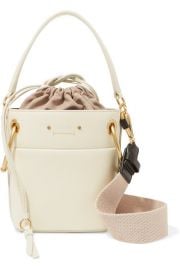 Chlo   - Roy mini leather bucket bag at Net A Porter