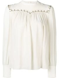 Chlo   Embellished Blouse - Farfetch at Farfetch