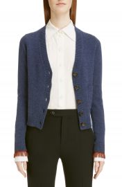 Chlo   Fringe Cuff Cashmere Cardigan at Nordstrom