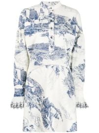 Chlo   Printed Mini Dress - Farfetch at Farfetch