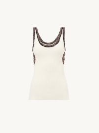 Chlo Ribbed Tank Top Chlo SK at Chloe