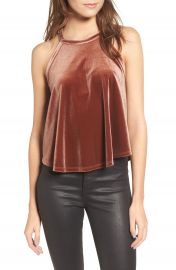 Chloe   Katie Velvet Swing Tank at Nordstrom