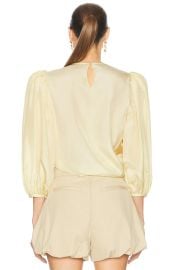 Chloe Draped Crop Top at FWRD