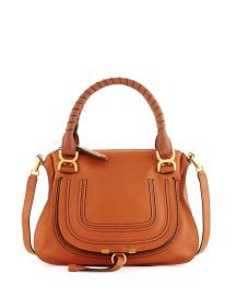 Chloe Marcie Medium Satchel Bag  Tan at Neiman Marcus