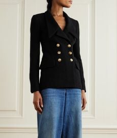 Chloe Micro Bouclette Blazer Jacket at Net a Porter