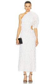 Chloe One Shoulder Gown in Iconic Milk FWRD at FWRD