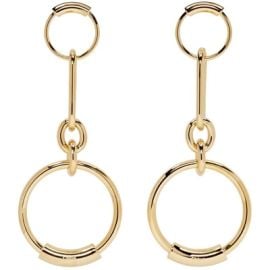 Chloe Reese Gold tone Hoop Earrings at Mytheresa