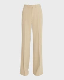 Chloe Wool Flare Trousers at Neiman Marcus