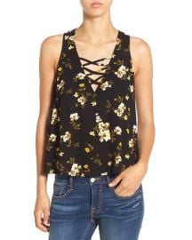 Chloe and Katie Floral Print Swing Top at Nordstrom