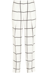 Chloe check trousers at Net A Porter