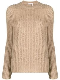 ChloxE9 crew-neck waffle-knit Jumper - at Farfetch