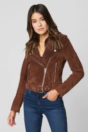 Chocolate Truffle Moto Jacket at Blank NYC