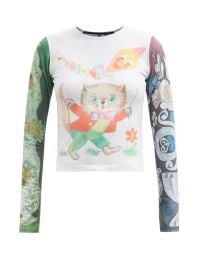 Chopova Lowena Kitten Stretch Long Sleeve T-shirt at Farfetch